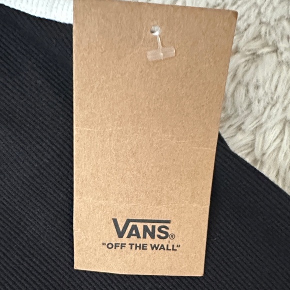 NWT Vans Caleb Ribbed Mini Dress with Contrast Trim - Black/White Size Small - Picture 4 of 11